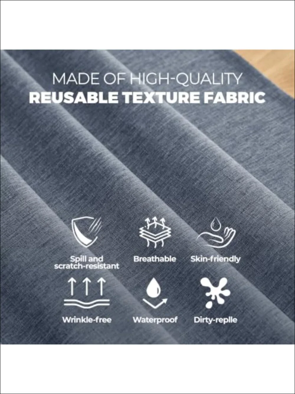 N/A faux linen